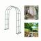 Gartenbogen Hochzeitsbogen Breite 80-350cm Rosenbogen Metall für Rosen & Kletterpflanzen Torbogen Pergola Rankhilfe Rankgitter Einfache Installation (Color : Green, Size : 80x200cm/2.6x6.6ft)