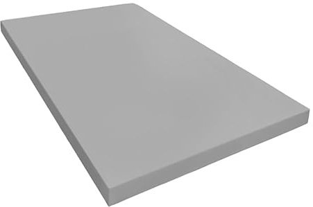HOGAR24 ES - Plancha de Espuma Poliuretano Multiusos - Medida: 50 x 100 x 5 cm de Grosor - Dureza Media - Densidad 30 KG/m3