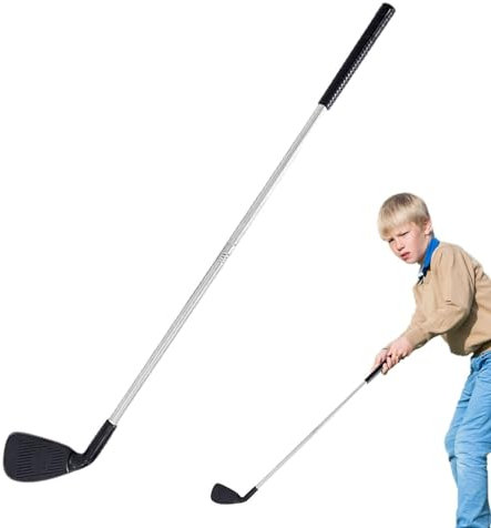 Golf Putter pour Enfants et Adultes, Clubs de Golf pour Intérieur/Extérieur, Facile à Assembler, Argenté, Regular, Unisexe