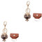 SOIMISS 2St Tasche für Gitarrenpickel Guitar Pick Holder Gitarrenpick-Halter Lipgloss-Halter-Schlüsselanhänger Diamant-Eulen-Schlüsselanhänger Plektrum Gitarrenzubehör für Gitarrenplektren