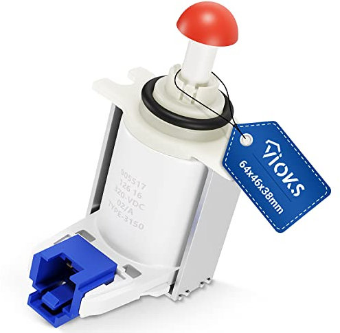 VIOKS Electroválvula de repuesto para válvula Bosch 00631199 Válvula de drenaje Bosch - Bosch Lavavajillas repuestos/error E19 Lavavajillas Siеmens/Bolsa de agua Siеmens Lavavajillas Repuestos
