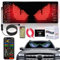 Ojos LED para Camion, indicadores LED programables, ojos de diablo, Pantalla Flexible Coche Programable Grande para coche, Camion, aplicación inteligente, Bluetooth (16 * 32)