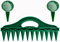 Spandisemi,3 pezzi Semina Portatile,12 Fori Distributore di Semidistanziatore Dispensatore Sementi,Seminatore Manuale con Spargitore per la Semina in Giardino
