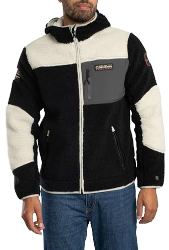 Napapijri Men's Np0a4gnsmcb1 Jacket, Navy/Beige, M