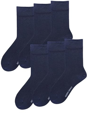 Hudson Damen Socken Simply³ 6-Pack Marineblau 0335 39-42