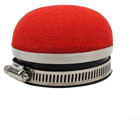 Filtro dell'aria per motocicletta in spugna, filtro aria dritto per motocicletta per moto tascabile con motore da 28-58 mm, per mini scooter (32 mm)