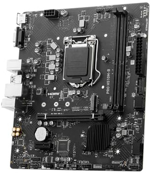 Carte mère Carte mère Fit for MSI Pro H510M-B Compatible avec Les processeurs i9-11900KF/11900F, i7-11700KF, i5-11400F/10400F et i3-10100F, Socket LGA1200, 2 emplacements DDR4, M., HDMI, Format mATX
