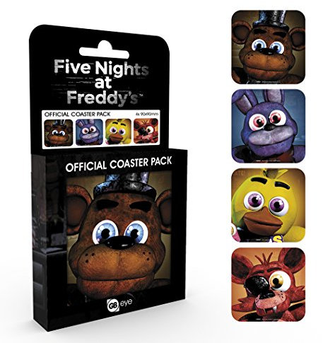 GB Eye Ltd Fünf Nächte in Freddys, Zeichen, Untersetzer Pack, Verschiedene