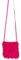 NET TOYS Stylische Fell-Tasche neon 80er & 90er - Pink 18x18cm - Knalliges Damen-Accessoire Umhängetasche Festival - Genau richtig für Fasching & Karneval