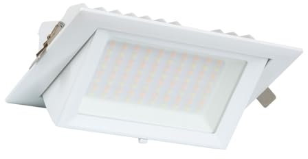 LEDKIA LIGHTING LED Downlight Einbaustrahler Schwenkbar Rechteckig 38W 130lm/W LIFUD Warmweiß 3000K