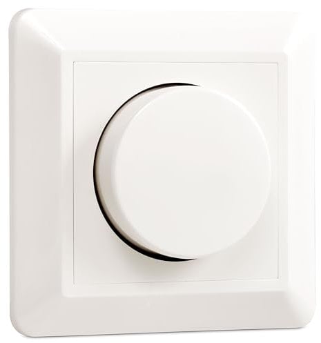 greenandco gc-200MCM digitaler Master Dimmer für LED und Halogen 1-200 Watt, mit bis zu 4 Bedieneinheiten erweiterbar, Boost Funktion, weiß