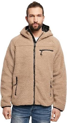 Brandit Teddyfleece Worker Jacket, color: camel, size: 5XL