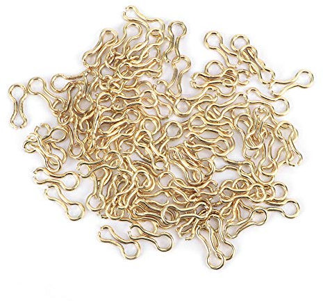 300PCS Fishing Loops Eyes, Carp Fishing Wire Eyes Sinker Steel Alloy Screw Leads Mould Loops Tackle Accessory(M)