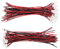 YIXISI 25 Pairs JST 1.25mm 2-Pin Micro Electrical Male and Female Connector Plug with 10 cm Wire Cable