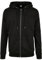 Urban Classics Herren Basic Terry Zip Hoody Strickjacke, Black, XXL