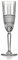 BRANDANI - Diamond Crystal Glass Calice Flute Spumante Champagne Set 6 Pezzi Vetro
