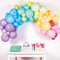 (PKT) Pastel Rainbow DIY Latex Balloon Arch Garland Kit - 78 Pieces