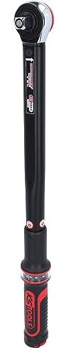 KS TOOLS 1/2 ERGOTORQUE® Ratschen-Drehmomentschlüssel Drehknopf, 20-200Nm