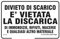 NEW CARTELLO SEGNALETICO - Divieto di scarico è vietata la discarica di immondizie, rifiuti, macerie e qualsiasi altro materiale (PANNELLO IN ALLUMINIO 20X31 CM)