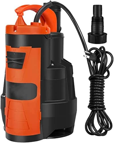 LGWG Submersible Dirty Water Pump,3500 GPH 1HP Submersible Clean/Dirty Water Pump Built-in Float Switch with Float Switch, Great for Swimming Pools, Cellars, Garden, Ponds