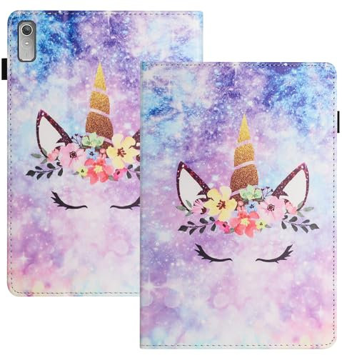 LSPCASA Funda para Lenovo Tab P11 Gen 2 11.5 Lenovo Tab P11 2022 PU+TPU Funda Lenovo Tab P11 2nd Gen Activación/Suspensión Automática Funda Lenovo Tab P11 2nd Gen Unicornio