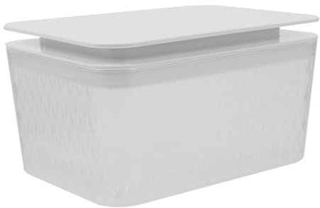 IMIKEYA Tissue Box Covers for Bathroom Wipes Dispenser Holder Plastic Napkin Box Container Refillable Tissue