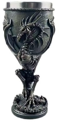 GeRRiT Exquisite Goblet, New fire and ice Goblet 3D Relief Retro Personalized Water Cup.