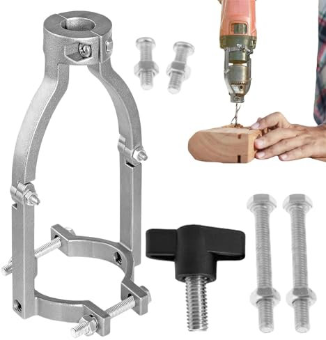 Accesorio de taladro de columna para taladro de mano, brocas de taladro de agujero cuadrado para madera - Adaptador de brocas para agujeros cuadrados | Soporte de fijación para brocas de espiga