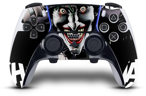 Head Case Designs Officially Licensed The Joker DC Comics The Killing Joke Character Art Vinyl Sticker Gaming Skin Decal Cover Compatible With Sony PlayStation 5 PS5 DualSense Edge Controller