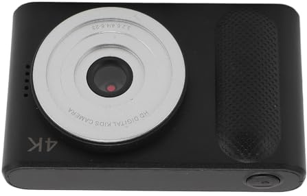 4K Digitalkamera, 48 MP, 16 facher Digitalzoom, Autofokus Kompaktkamera, Taschen Vlogging Mikro Spiegelreflexkamera, Kompakte Kleine Kamera für Reisefotografie Vlogging (Black)