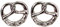 Alpenflüstern Trachten-Ohrstecker Breze - Damen-Trachtenschmuck, Brezel Trachten-Ohrringe (silber-farben) DOR069