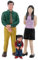 jojofuny Puppenhaus Puppen Set Familie Menschen Figuren Papa Mama Mädchen Miniatur Für Jungen Und Mädchen Spielset