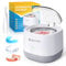 Exluvon Ultrasonic Retainer Cleaner, 45kHz Ultrasonic Dental Cleaner Machine, 250ML Ultrasonic Cleaner for Dentures, Retainer
