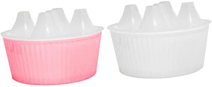 KONTONTY Vaso Idroponico Mini Vaso Per Piante Acquatiche E Bulbi Di Tulipani Giacinti E Narcisi Configurazione A Cinque Fori Per Radici Coltivazione in Acqua Decorativo