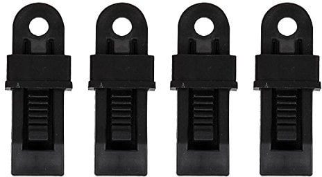 PROPLUS Zeltteppichclips Set von 4 Stück