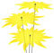 SUNPLAY Sonnenfänger - Sonnenblumen Set - 3X Gelb - Ø 20 cm Durchmesser + Schwingstäbe