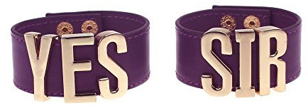 Udekit Verstellbar Luxus Lila Gürtel Leder Armband für Damen Frauen Mädchen Kinder Prime Cosplay Zubehör (2 Stück/Set)