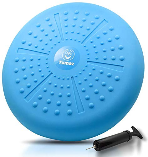 Tumaz Ballsitzkissen Verbesserung der Sitzhaltung und Erhöhung der Aufmerksamkeit, LuftSitzkissen für Physiotherapie Linderung von Rückenschmerzen und zur Kräftigung der Rumpfmuskulatur