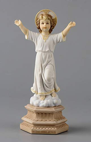 Veronese Design Göttliches Jesuskind, Divino Niño de Bogotá, handbemalt, authentische kolumbianische religiöse Dekoration, katholische Heimdekoration, spirituelles Geschenk zur Taufe, Kommunion