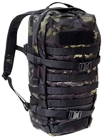 Tasmanian Tiger TT Essential Pack L MKII Molle-Kompatibler 15L Daypack Outdoor Rucksack (Multicam Black)
