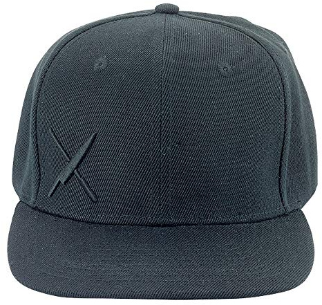Mercer Culinary M60130bkb Kappe, Twill, Baumwolle, Schwarz mit kleinem schwarzen Logo