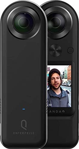 KANDAO QooCam 8K Enterprise con cámara de Vista Completa HDMI para transmisión en Vivo, Video de vlogging y Foto de Vista Completa con F2.0 1/1.7 con cámara Digital Compatible con 5G
