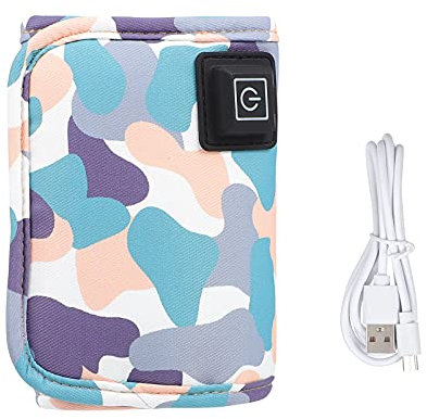 Toyvian USB Milchflaschenwärmer Mit Temperaturstufen Tragbare Isolierte Flasche Für Unterwegs Für Waschbarer Bezug USB- Perfektes Für Familie Und