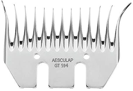 Kerbl GT594 Untermesser für Aesculap Schermesser Econom II für Schafe, 13 Zähne, 3.5mm Schnittlänge, 100 Stück