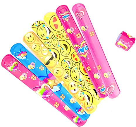 STUWU 24x Schnapparmband Klatscharmband Klackarmband Kinder Armband Schnapparmbänder Mitgebsel Kindergeburtstag