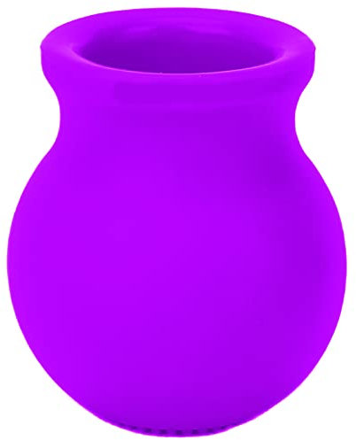 Weiche Silikon Lippenpumpe - Lippenbürste für natürliches Schmollmundwerkzeug, Lippenenhancer Schönheitsgerät, Lippenplumper für sexy Lippen (Violett)