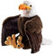 Wild Republic Artist Collection Weißkopfseeadler, Geschenk für Kinder, 38 cm, Plüschtier, Füllmaterial besteht aus versponnenen recycelten Wasserflaschen