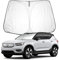 BIXUAN XC40 2024 Parasol Compatible con Volvo XC40 2018 2019 2020-2023 2024 2025 Parabrisas para XC40 2023 el Parabrisas del Coche Cubierta del Parabrisas para XC40 Bloqueo UV Cubierta Plegable