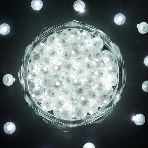 Luces para Globos LED, Luces de Globo LED, Bombillas Luz para el hogar Boda Cumpleaños Año Nuevo Halloween Fiesta de Navidad Decoración (Parpadeantes)
