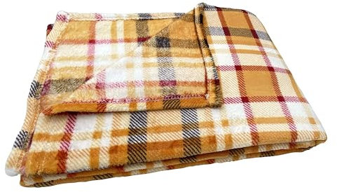 CosìCasa Coperta Pile Matrimoniale: il Plaid Matrimoniale Invernale in Pile con Motivo Scozzese | Coperta Matrimoniale Invernale Calda e Stilosa, Perfetta come Idea Regalo (Tartan Marrone, 200X220)